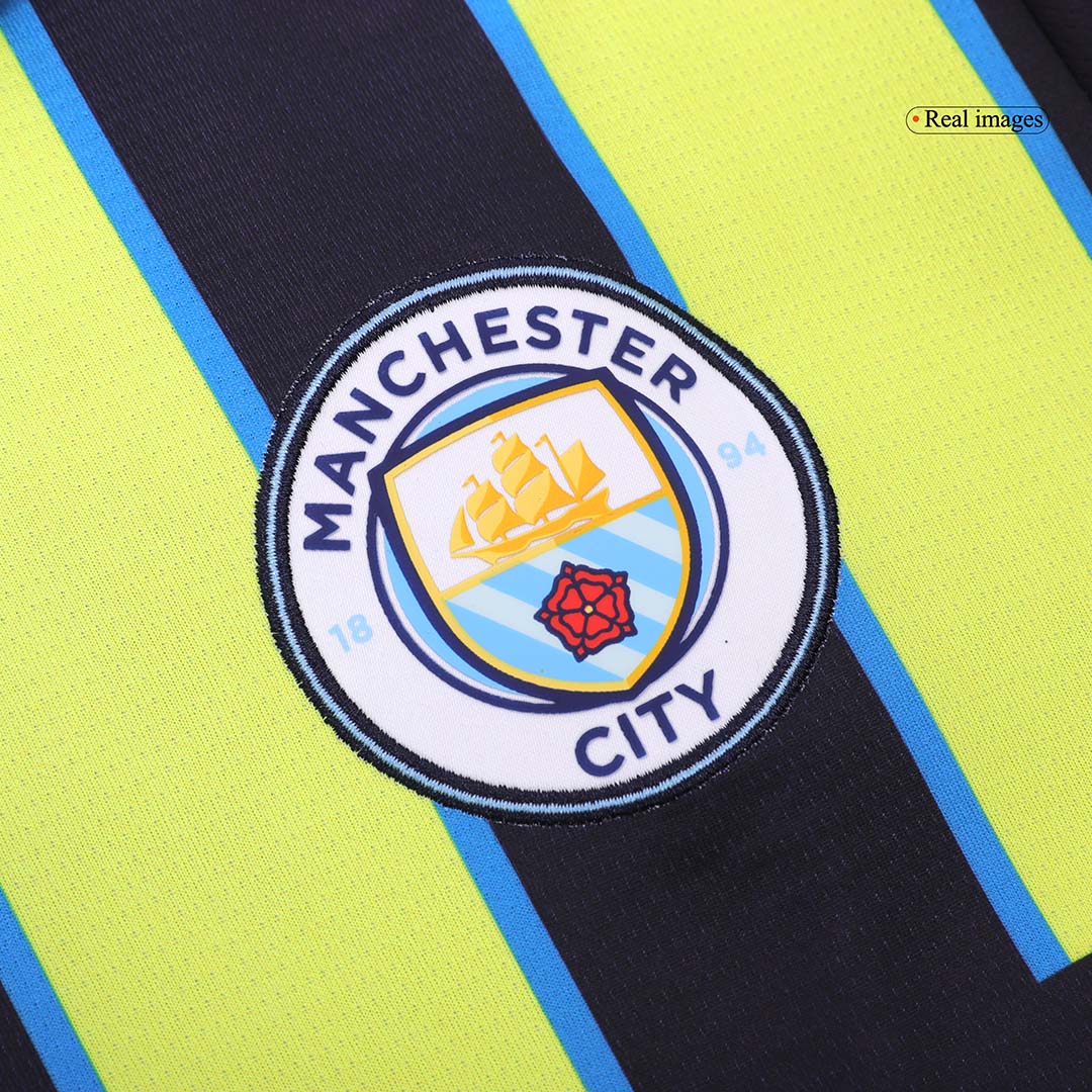 RODRIGO #16 Manchester City Away Soccer Jersey 2024/25 Top Soccer Jerseys Store