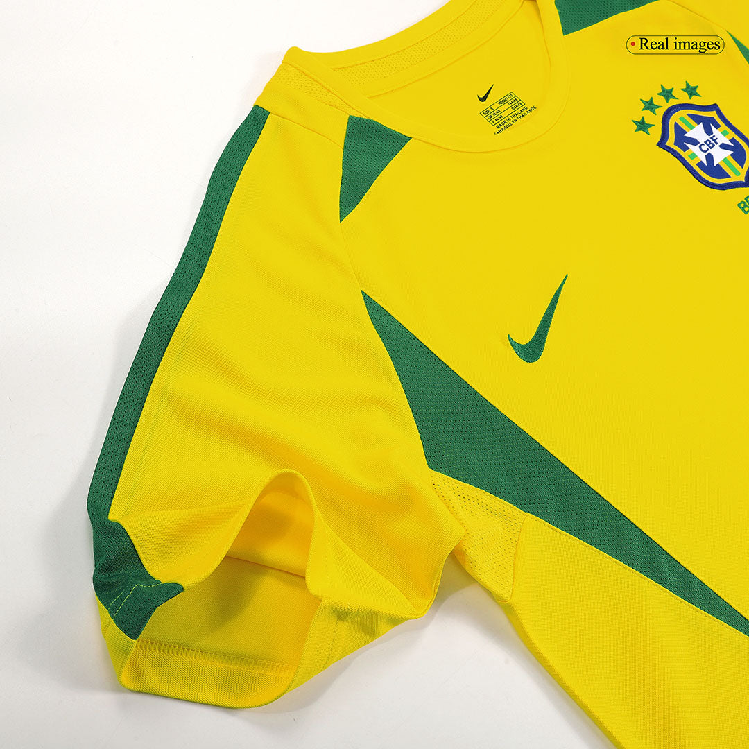 Retro RONALDINHO #11 2002/03 Brazil Home Soccer Jersey Top Soccer Jerseys Store