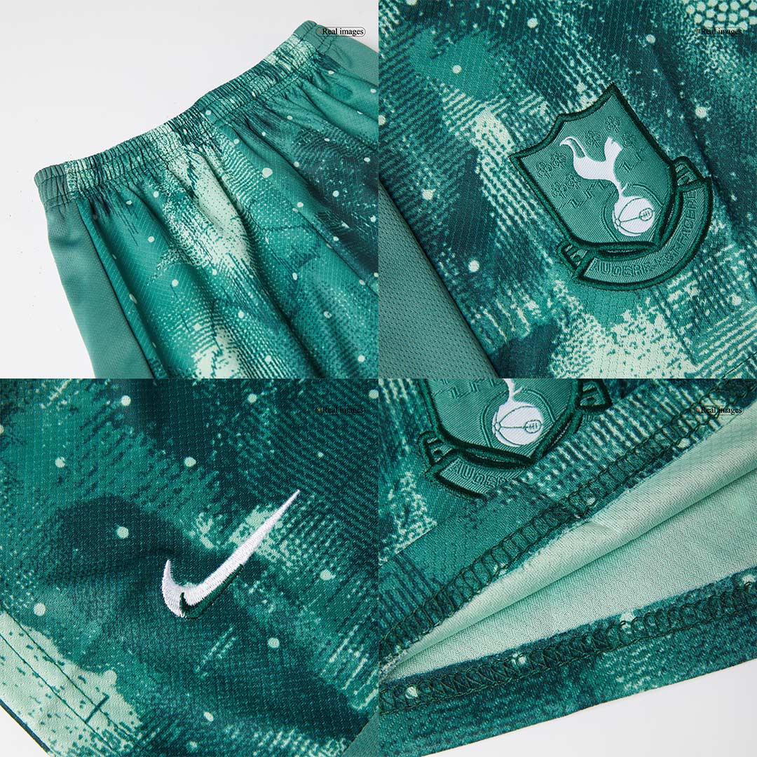 Kid's Tottenham Hotspur Third Away Soccer Jersey Kit(Jersey+Shorts) 2024/25 Top Soccer Jerseys Store