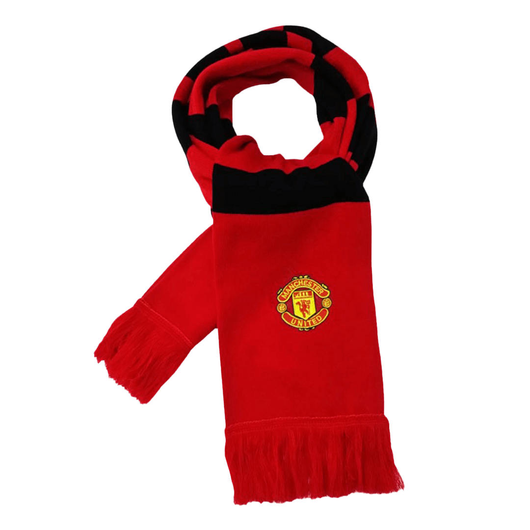 Manchester United Soccer knitting Scarf Red&Black Top Soccer Jerseys Store