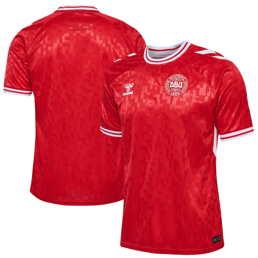 Denmark Home Soccer Jersey 2024 topsoccerjerseys.com