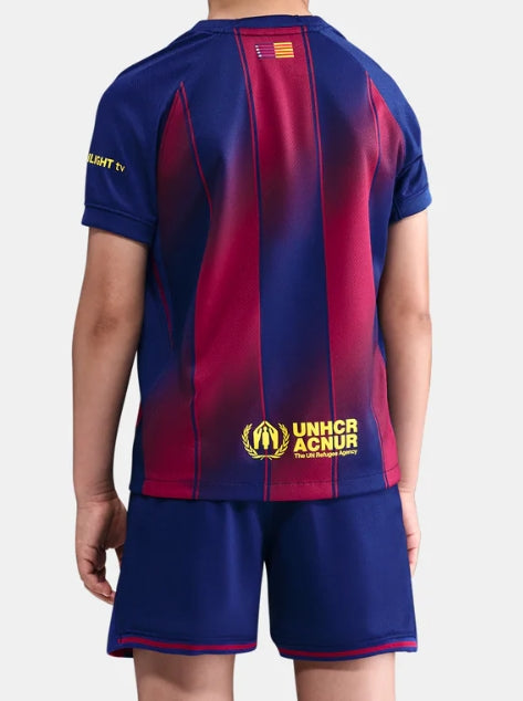 Kid‘s Barcelona Home Soccer Jerseys (Jersey+Short) Kit 2025/26 Go Game Wear