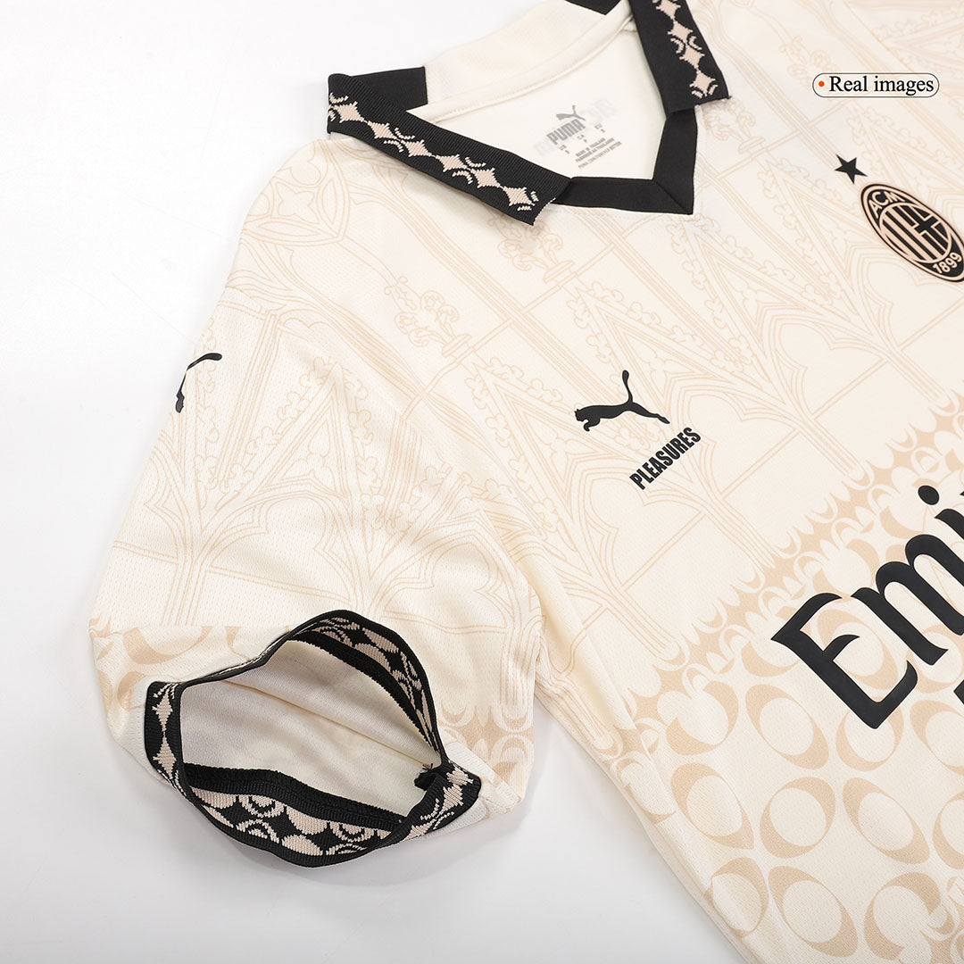 AC Milan X Pleasures Fouth Away Soccer Jersey 2023/24 Top Soccer Jerseys Store