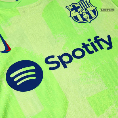 Player Version RAPHINHA #11 Barcelona Third Away  Soccer Jersey 2024/25 - UCL?Spotify Logo Without Text? Top Soccer Jerseys Store