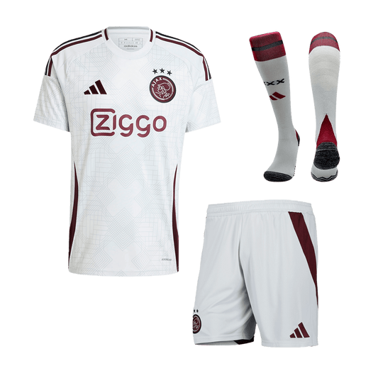 Ajax Third Away  Soccer Jersey Kit(Jersey+Shorts+Socks) 2024/25 Top Soccer Jerseys Store