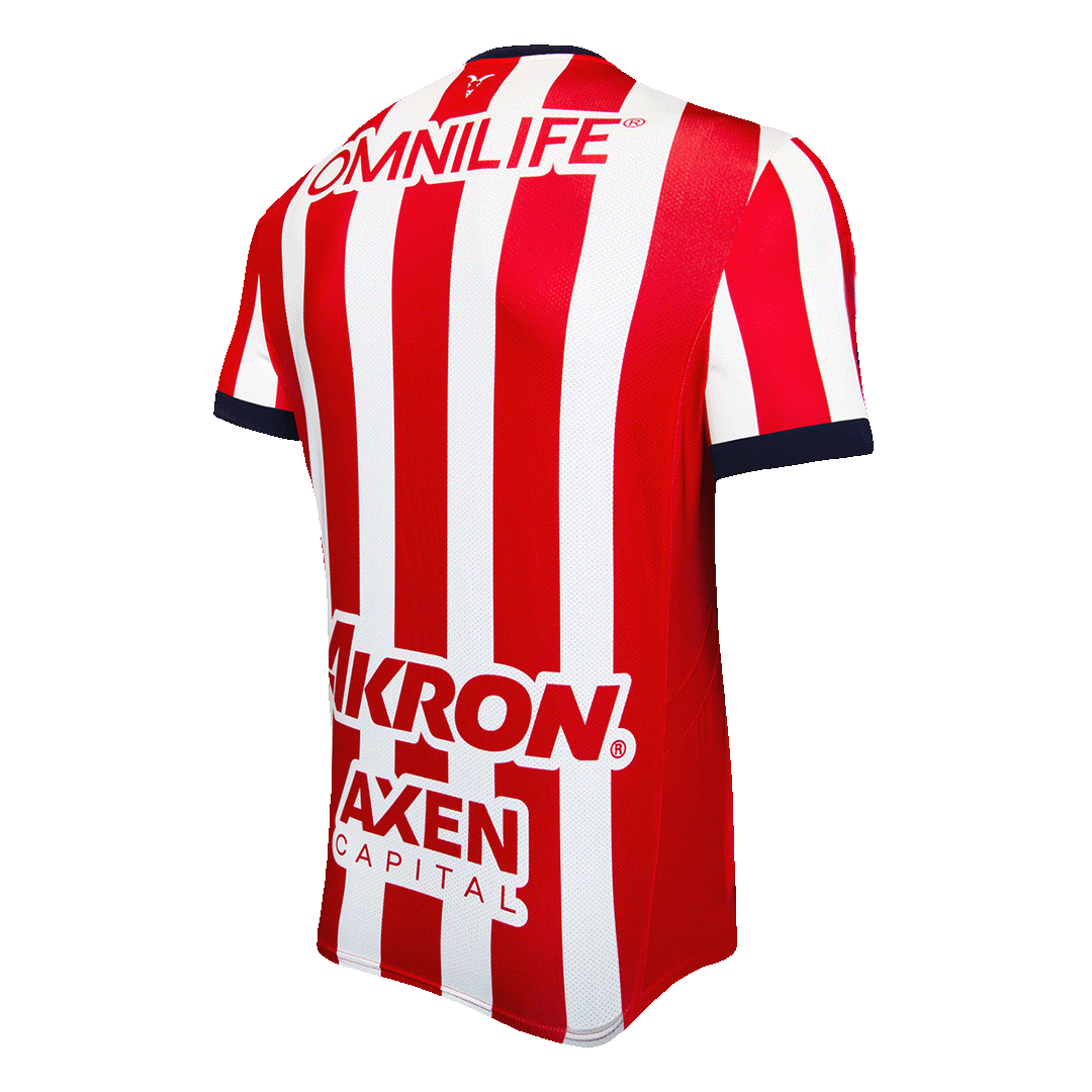 Player Version Chivas Home  Soccer Jersey 2024/25 Top Soccer Jerseys Store