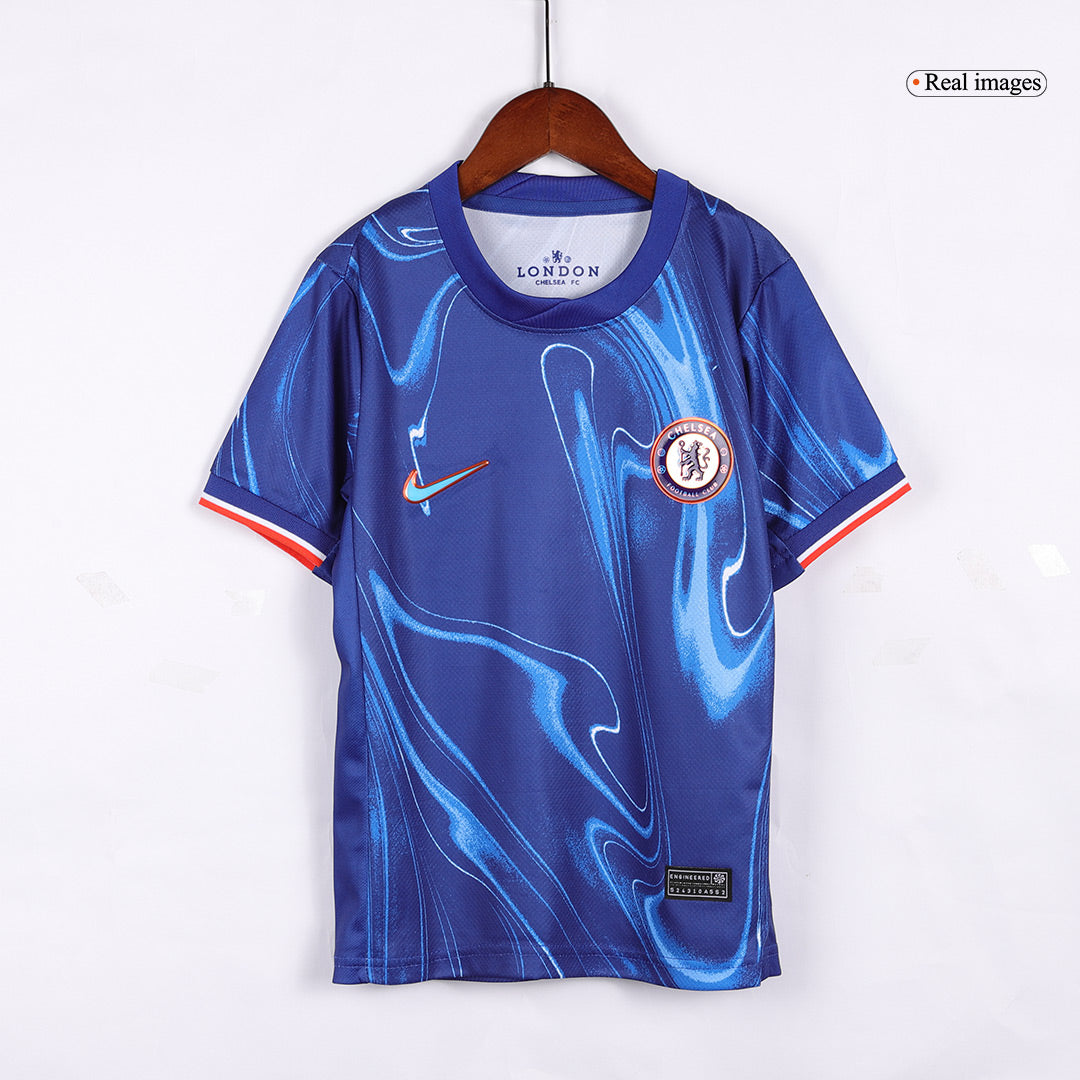 Kid's Chelsea Home  Soccer Jersey Kit(Jersey+Shorts) 2024/25 Top Soccer Jerseys Store
