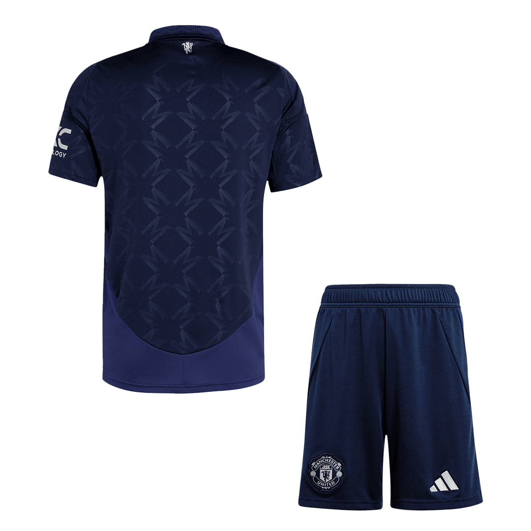 Manchester United Away  Soccer Jersey Kit(Jersey+Shorts) 2024/25 Top Soccer Jerseys Store