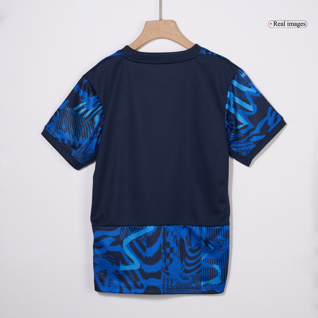 Kid's Atletico Madrid Third Away  Soccer Jersey Kit(Jersey+Shorts+Socks) 2024/25 Top Soccer Jerseys Store