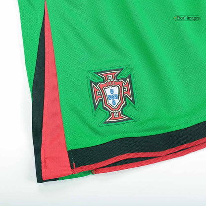 Portugal Home Soccer Shorts Euro 2024 Go Game Wear