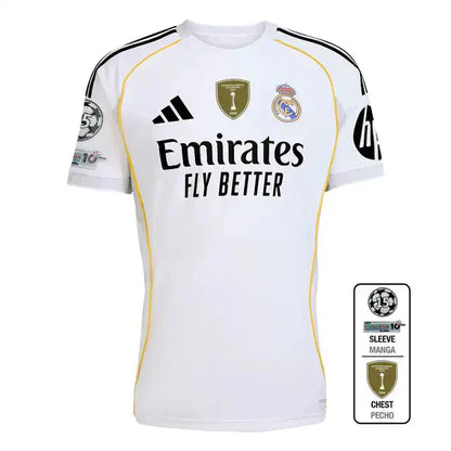 Real Madrid 2025/26 Home Soccer Jersey Go Game Wear