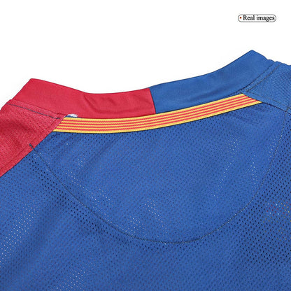 Retro XAVI #6 2008/09 Barcelona Home Long Sleeve  Soccer Jersey- UCL Final Top Soccer Jerseys Store