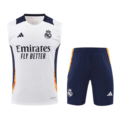 Real Madrid Pre-Match  Soccer Jersey Vest Kit(Jersey+Shorts) 2024/25 Top Soccer Jerseys Store