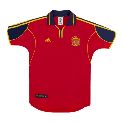 Retro 2000 Spain Home  Soccer Jersey Top Soccer Jerseys Store
