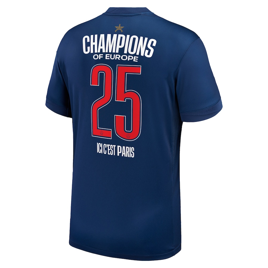 PSG Home Soccer Jersey 2024/25 Special Edition-Champions of Europe 2025 Go Game Wear