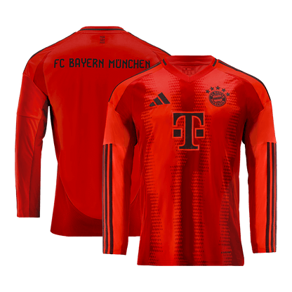 Bayern Munich Home Long Sleeve  Soccer Jersey 2024/25 Top Soccer Jerseys Store