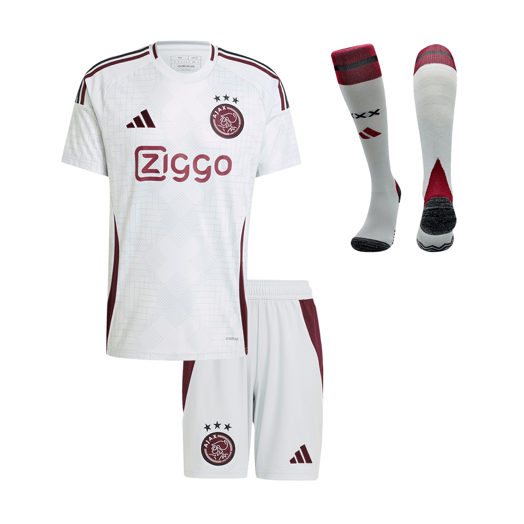 Kid's Ajax Third Away  Soccer Jersey Kit(Jersey+Shorts+Socks) 2024/25 Top Soccer Jerseys Store