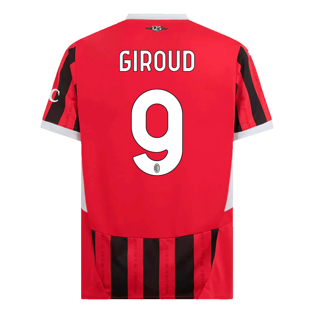 GIROUD #9 AC Milan Home  Soccer Jersey 2024/25 Top Soccer Jerseys Store