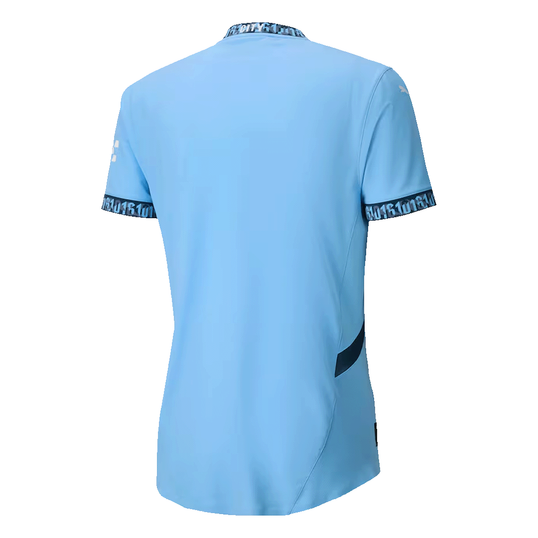 Player Version Manchester City Home  Soccer Jersey 2024/25 Top Soccer Jerseys Store