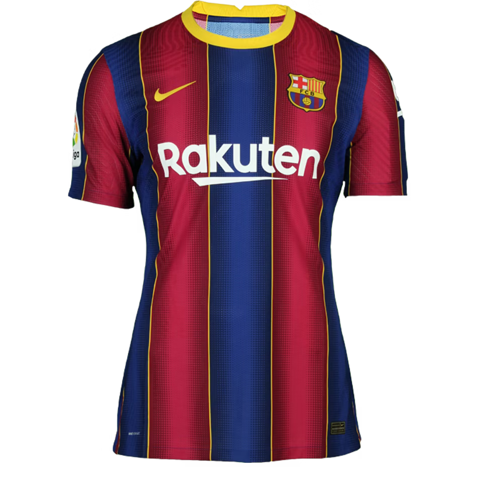 Retro Messi #10 Barcelona Home Soccer Jersey 2020/21 - No signature