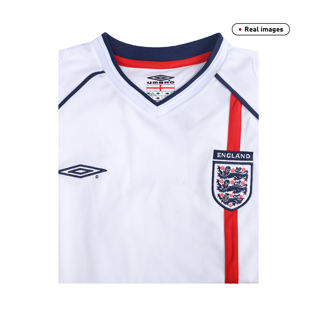 Retro SCHOLES #8 2002 England Home  Soccer Jersey Top Soccer Jerseys Store