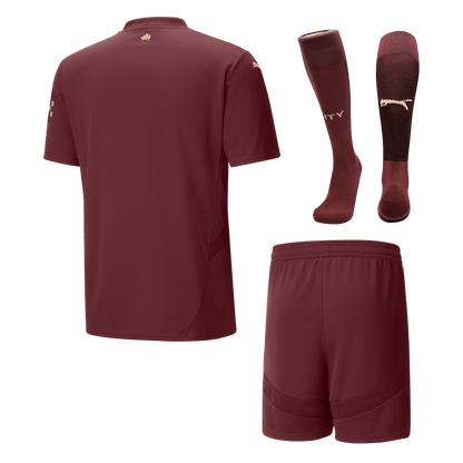 Manchester City Third Away  Soccer Jersey Kit(Jersey+Shorts+Socks) 2024/25 Top Soccer Jerseys Store