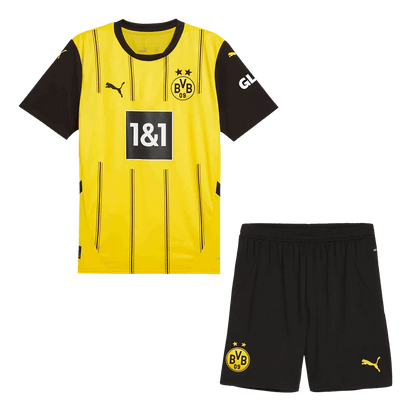 Borussia Dortmund Home  Soccer Jersey Kit(Jersey+Shorts) 2024/25 Top Soccer Jerseys Store