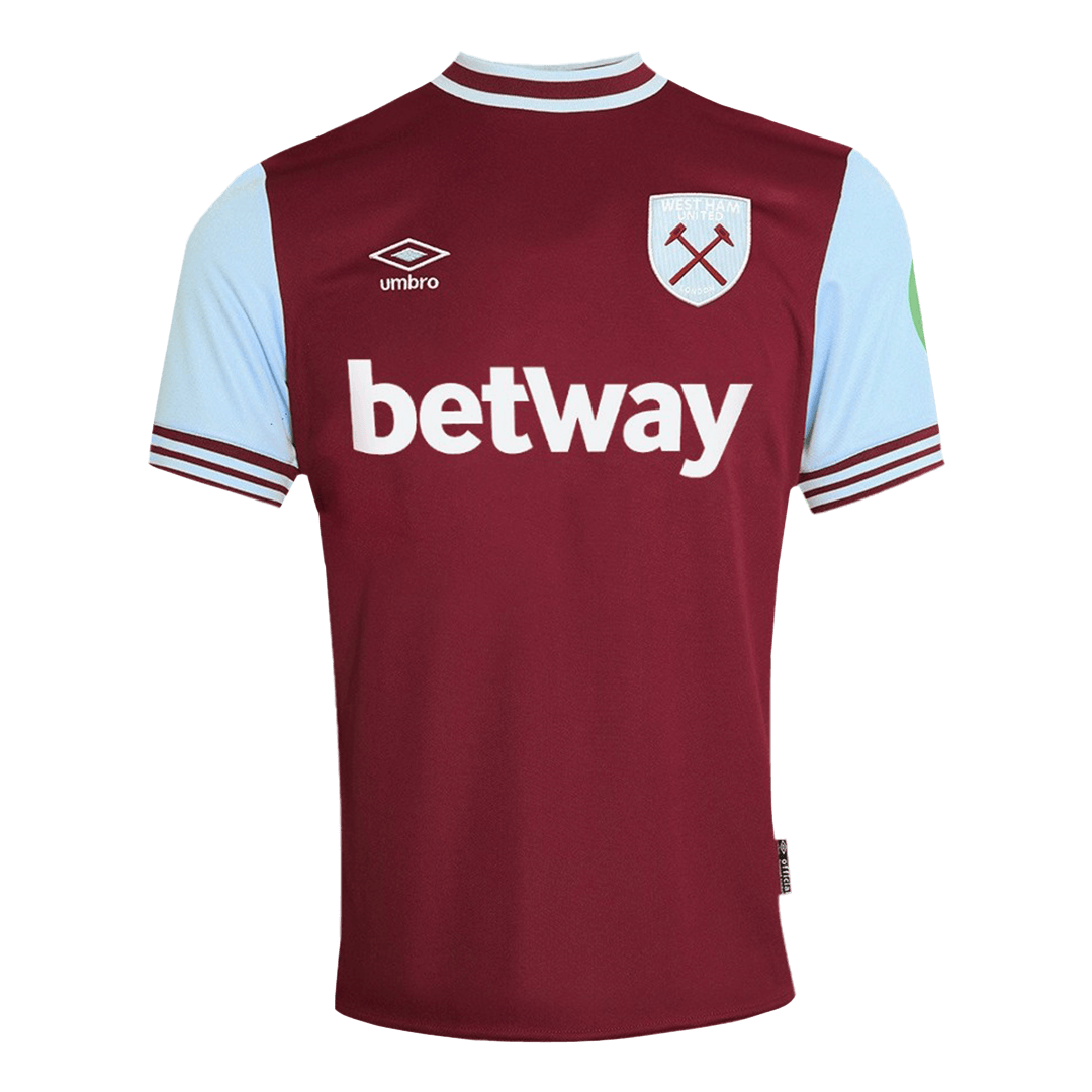 West Ham United Home  Soccer Jersey 2024/25 Top Soccer Jerseys Store