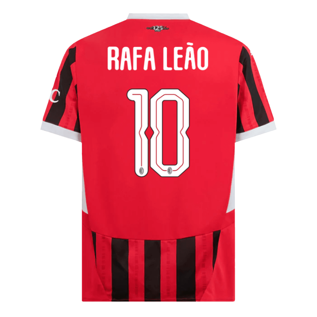 RAFA LE?O #10 AC Milan Home  Soccer Jersey 2024/25 - UCL Top Soccer Jerseys Store