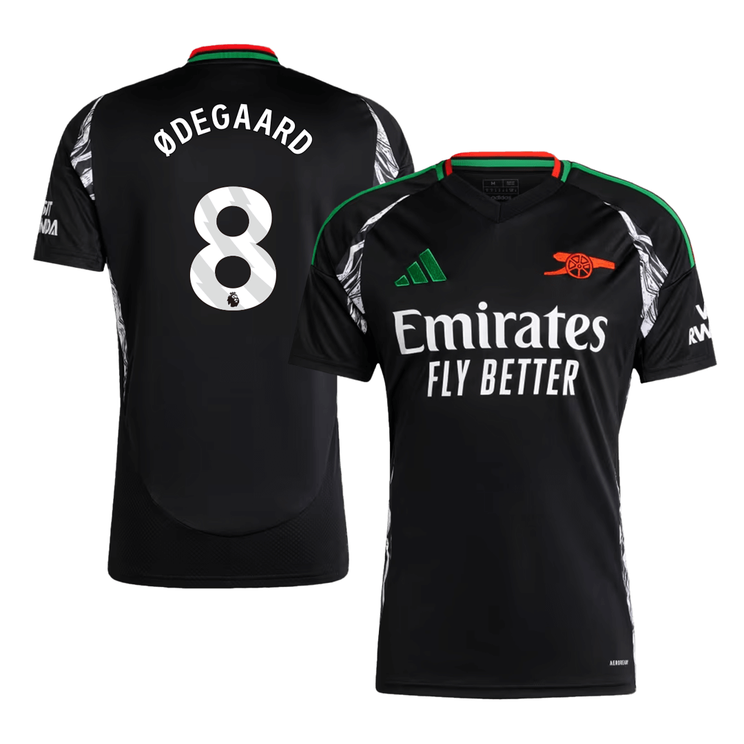 ØDEGAARD #8 Arsenal Away  Soccer Jersey 2024/25 Top Soccer Jerseys Store