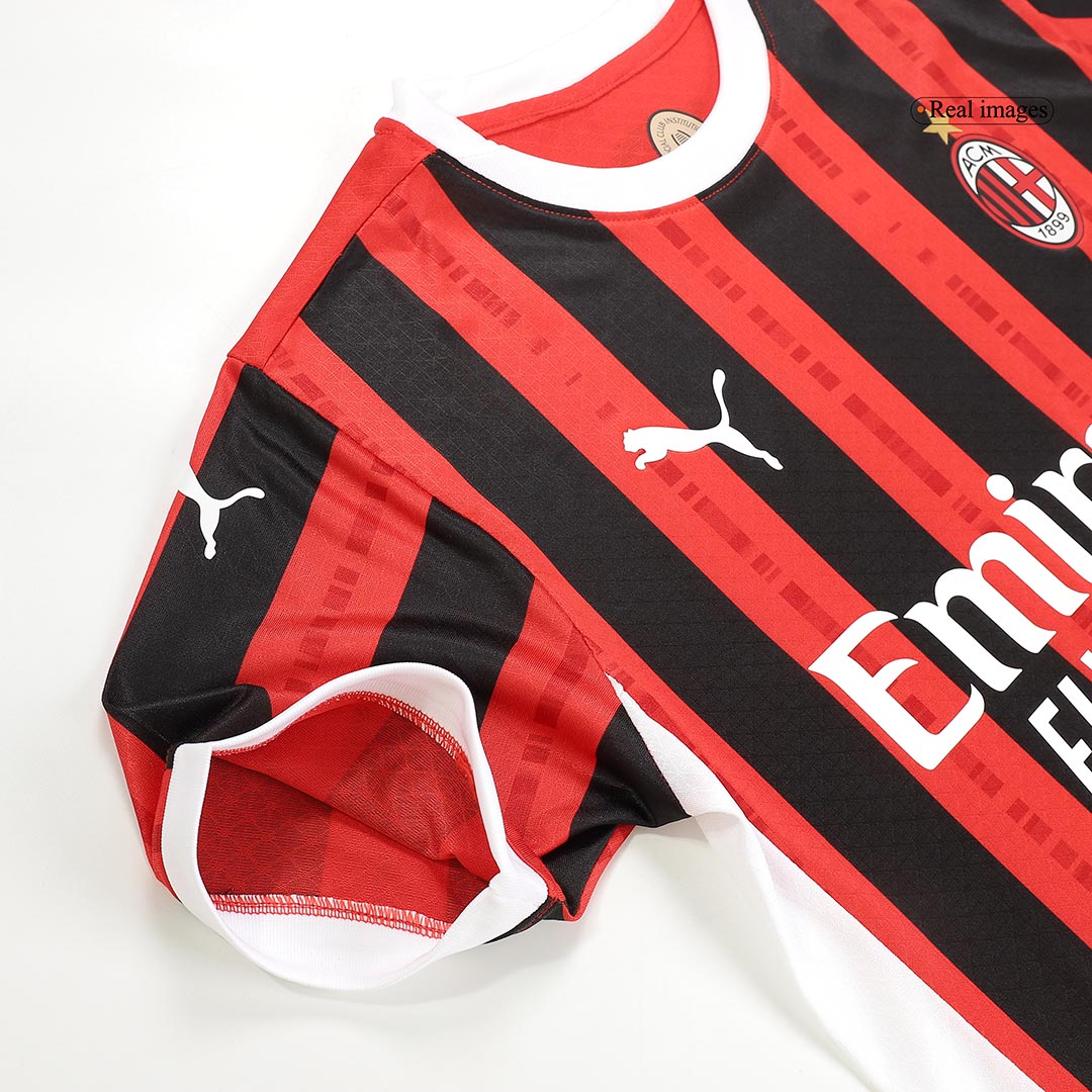 Player Version GIMENEZ #7 AC Milan Home  Soccer Jersey 2024/25 Top Soccer Jerseys Store
