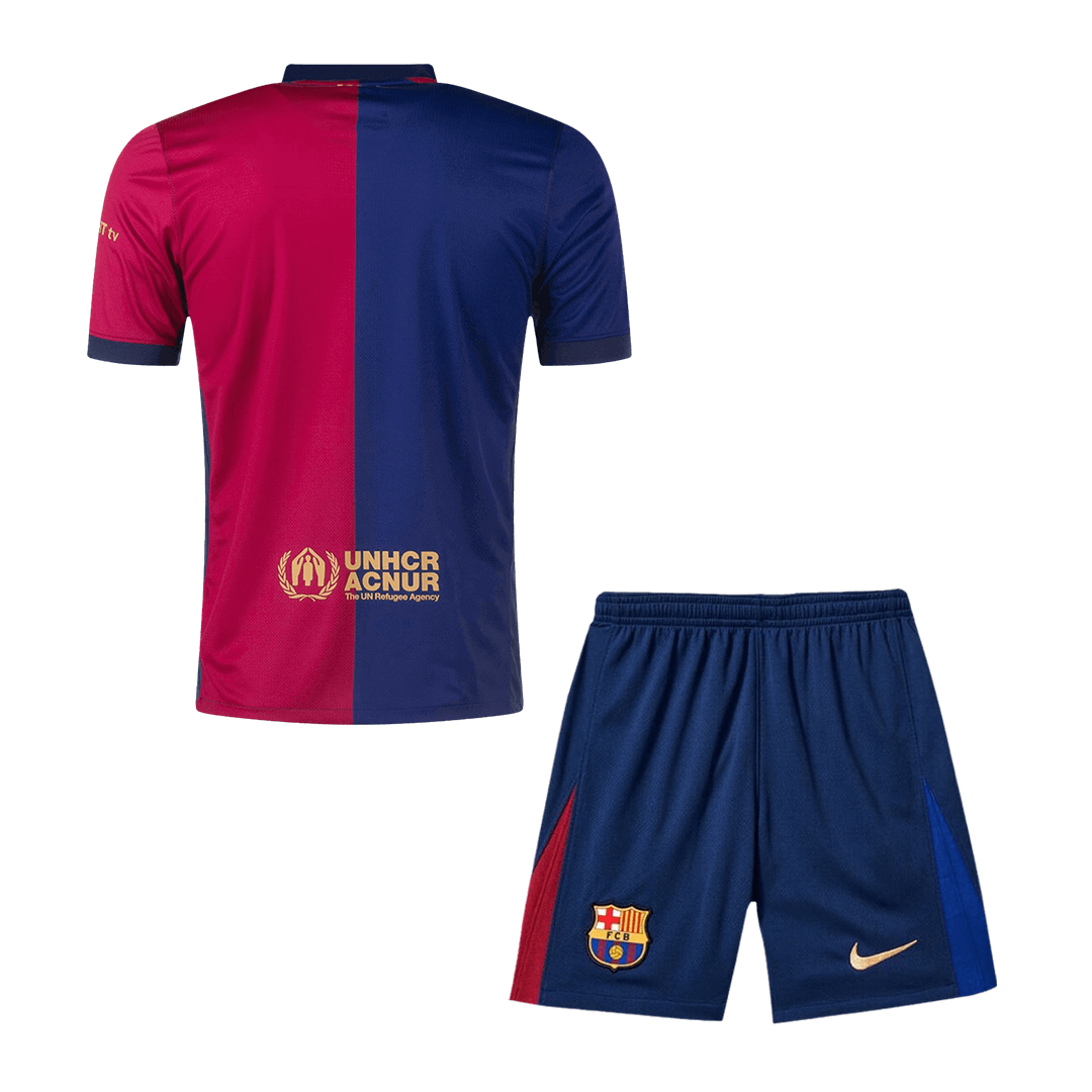 Barcelona Home  Soccer Jersey Kit(Jersey+Shorts) 2024/25 Top Soccer Jerseys Store