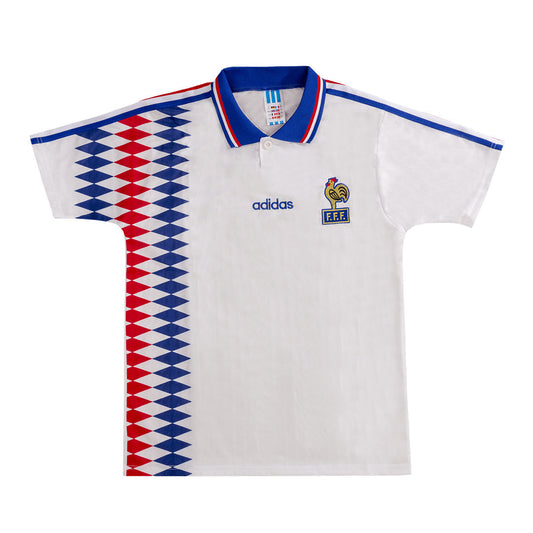 France Away Retro Soccer Jersey 1994 Go Game Wear