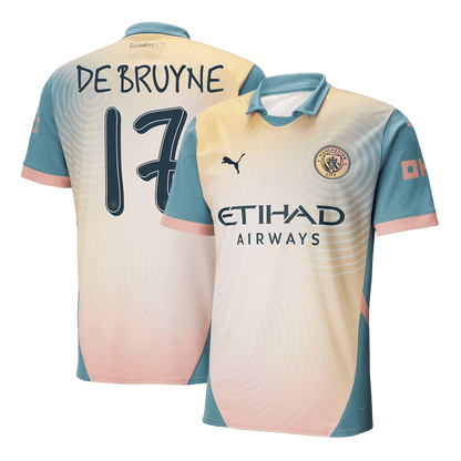 DE BRUYNE #17 Manchester City Fourth Away  Soccer Jersey 2024/25 - Definitely City Top Soccer Jerseys Store