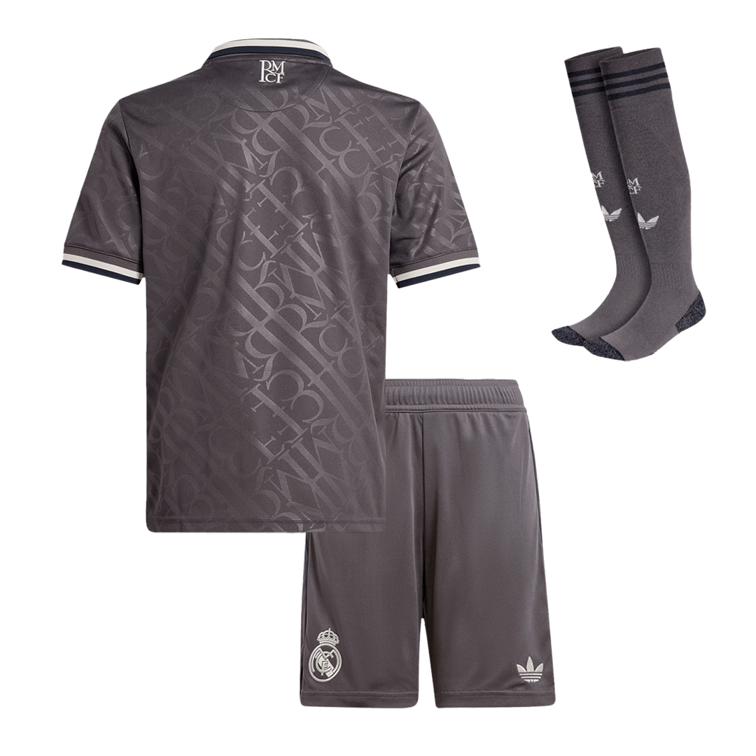 Kid's Real Madrid Third Away  Soccer Jersey Kit(Jersey+Shorts+Socks) 2024/25 Top Soccer Jerseys Store