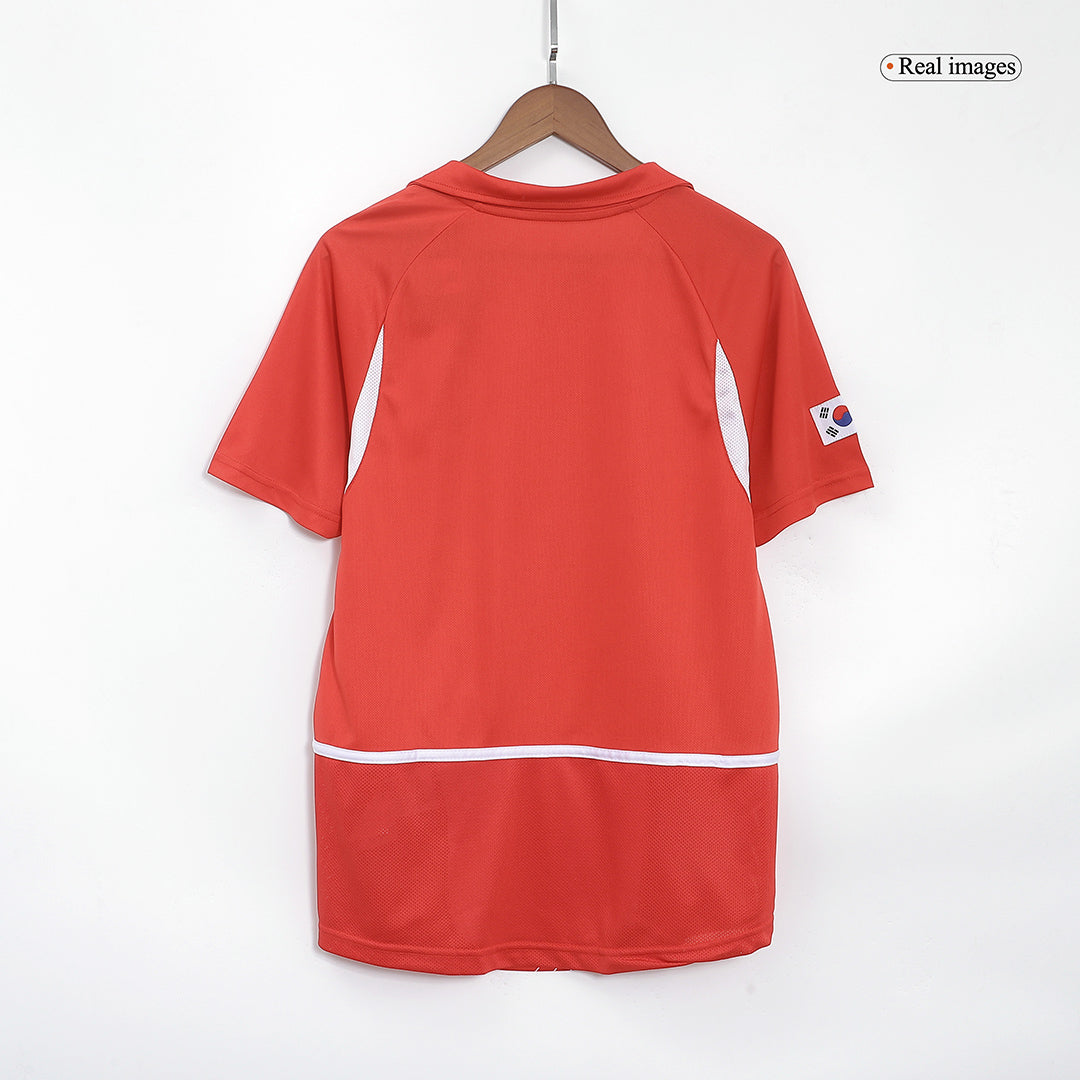 Retro 2002 South Korea Home Soccer Jersey topsoccerjerseys.com
