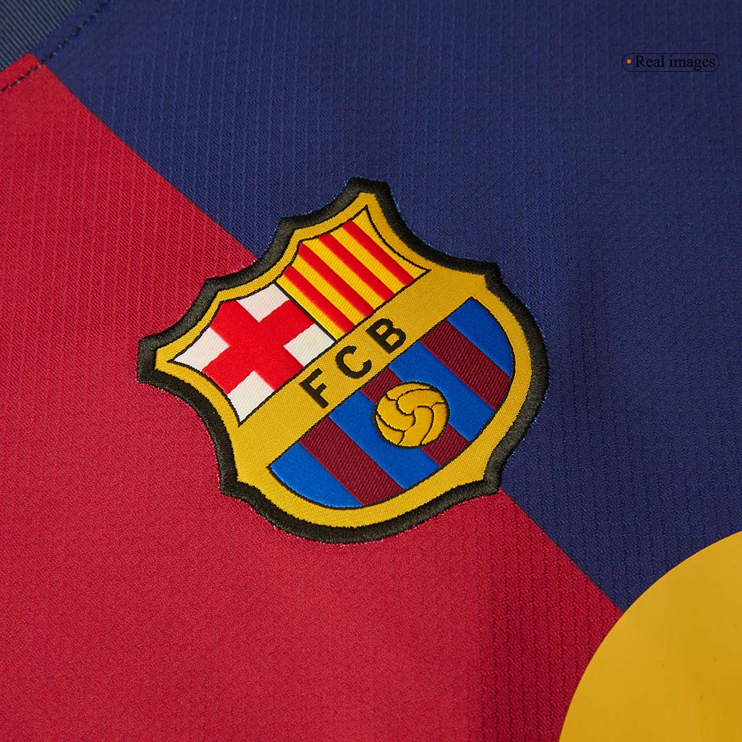 Barcelona Home  Soccer Jersey 2024/25 - 125th Anniversary(Spotify Logo Without Text) Top Soccer Jerseys Store