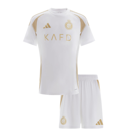 Kid's Al Nassr Third Away  Soccer Jersey Kit(Jersey+Shorts) 2024/25 Top Soccer Jerseys Store