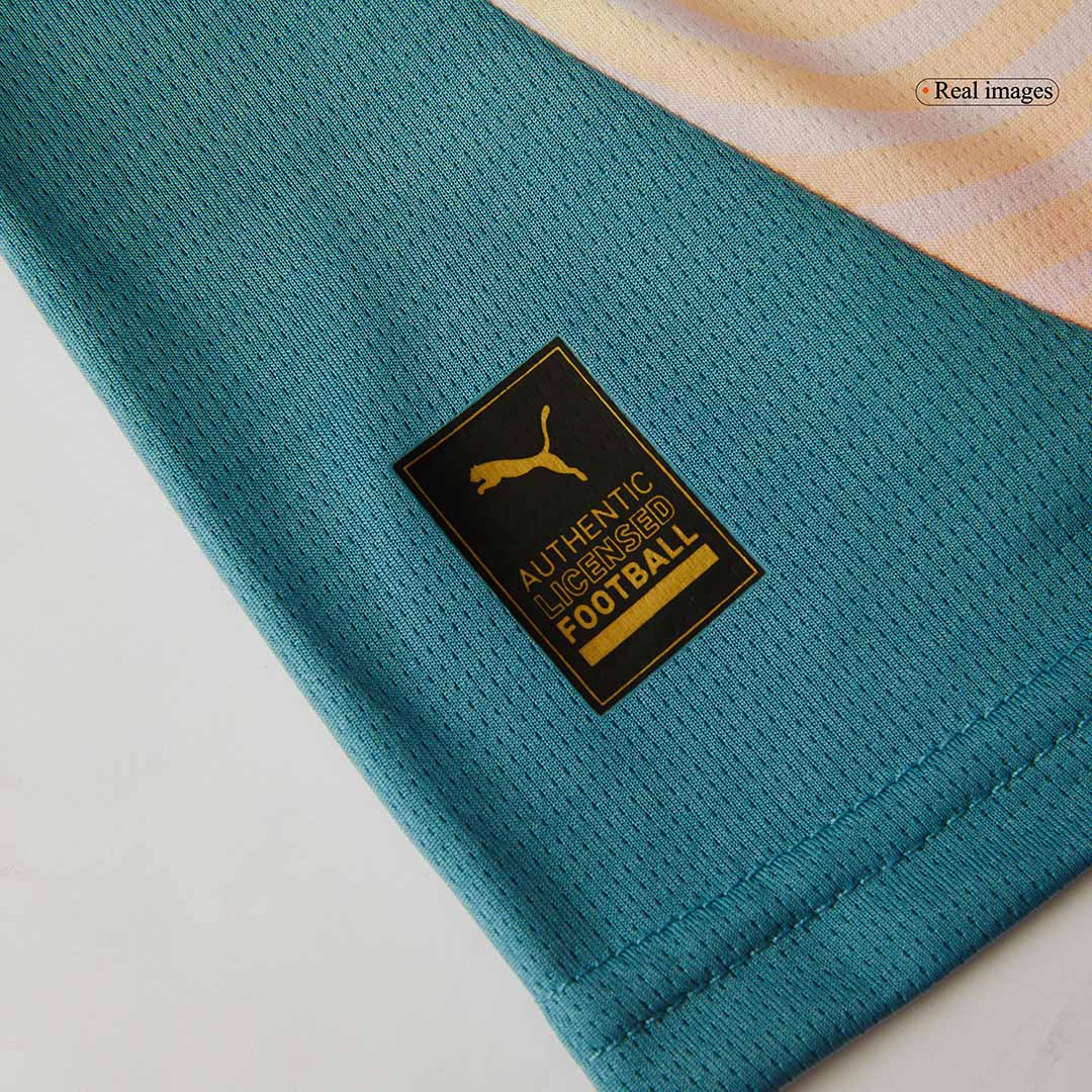 Kid's Manchester City Fourth Away  Soccer Jersey Kit(Jersey+Shorts) 2024/25- Definitely City (UCL) Top Soccer Jerseys Store