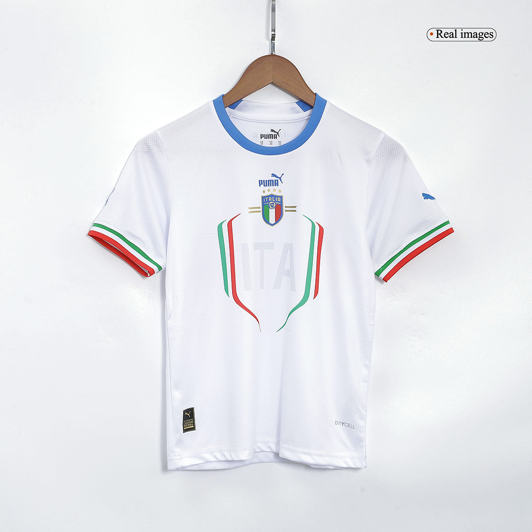 Kid's Italy Away  Soccer Jersey Kit(Jersey+Shorts) 2022 Top Soccer Jerseys Store