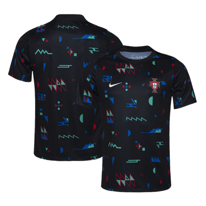 Men's Portugal Pre-Match Soccer Jersey Euro 2024 Go Game Wear
