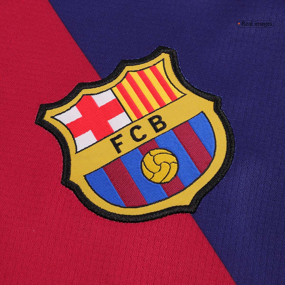 GAVI #6 Barcelona Home  Soccer Jersey 2024/25- Spotify Logo Without Text Top Soccer Jerseys Store