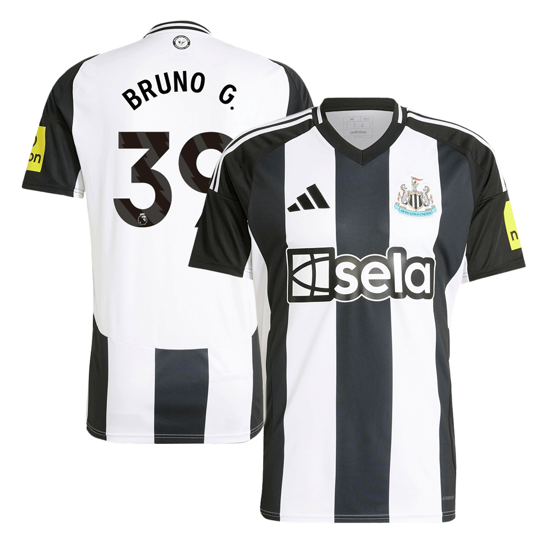 BRUNO G. #39 Newcastle United Home  Soccer Jersey 2024/25 Top Soccer Jerseys Store