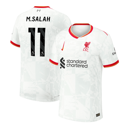 Player Version M.SALAH #11 Liverpool Third Away  Soccer Jersey 2024/25 Top Soccer Jerseys Store