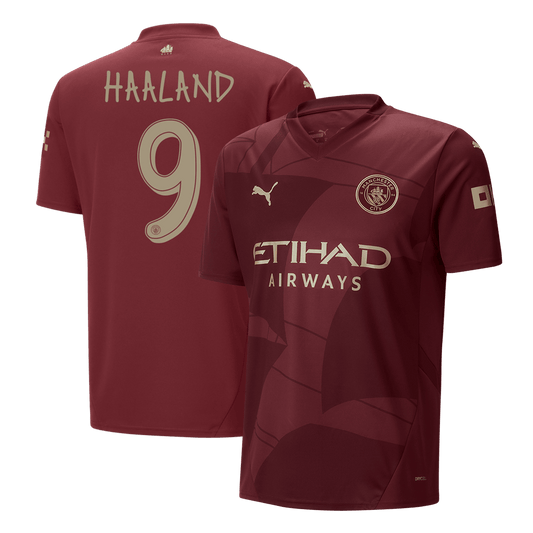 HAALAND #9 Manchester City Third Away  Soccer Jersey 2024/25 - UCL Top Soccer Jerseys Store