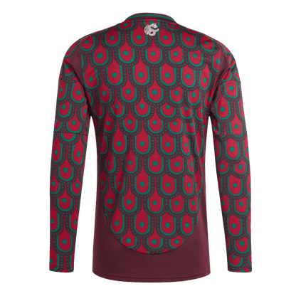 Men's Mexico Home Long Sleeve Soccer Jersey Copa América 2024 Top Soccer Jerseys Store