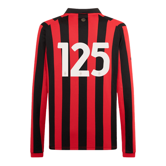 #125 AC Milan 125th Anniversary Long Sleeve  Soccer Jersey 2024/25 Top Soccer Jerseys Store