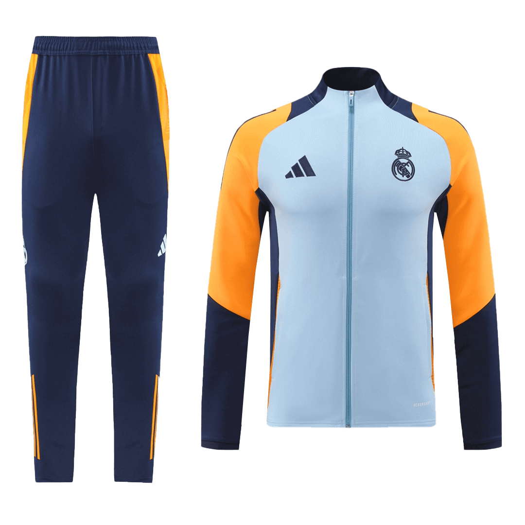 Kid's Real Madrid Training Kit (Jacket+Pants) 2024/25 Top Soccer Jerseys Store
