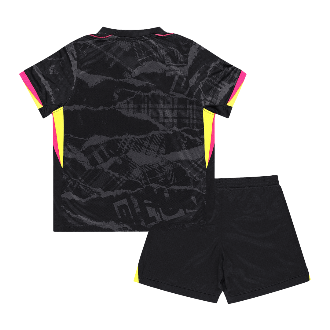 Kid's Chelsea Third Away  Soccer Jersey Kit(Jersey+Shorts) 2024/25 Top Soccer Jerseys Store