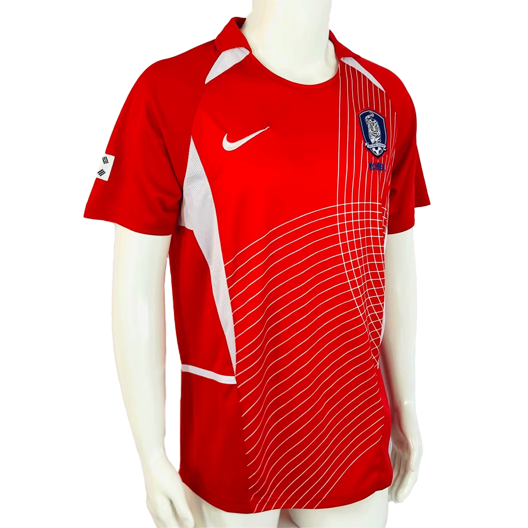 Retro 2002 South Korea Home Soccer Jersey topsoccerjerseys.com